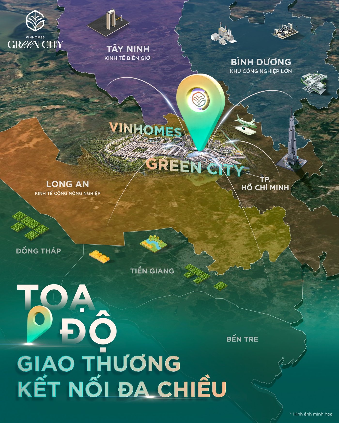 Đón đầu cú hích hạ tầng – Vinhomes Green City Long An vào tầm ngắm nhà đầu tư thông minh 